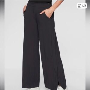 Athleta Gramercy Track Trousers, Black